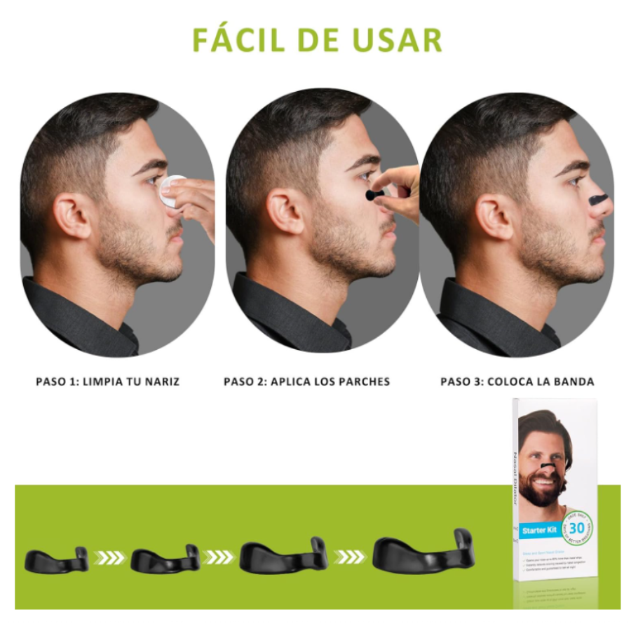 Air Boost Pro® tiras nasales anti ronquidos para respirar mejor + regalos🎁