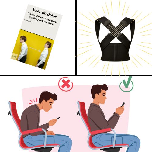 AlignaPosture® corrector de postura ajustable + regalos 🎁
