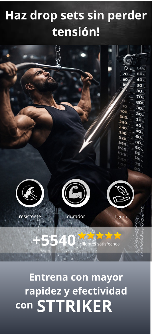 2pc Pines para Drop Sets Gym